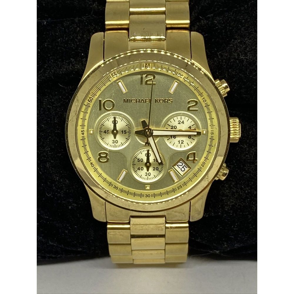 Michael Kors Runway MK5055 Womens Stainless Steel Analog Dial Quartz Watch EY116 - Picture 2 of 12
